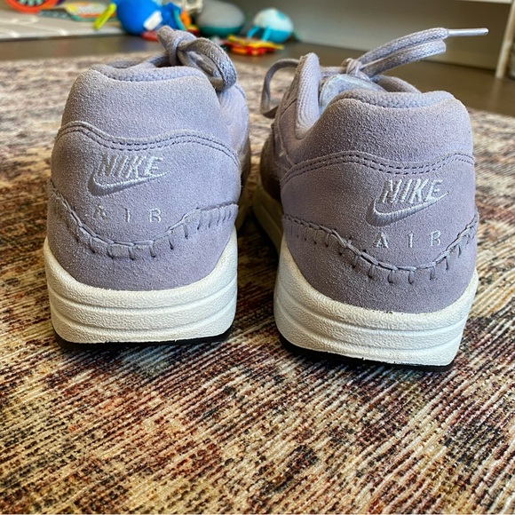 Nike Air Max One Premium Woven Purple Women’s Sneakers - Picture 7 of 10